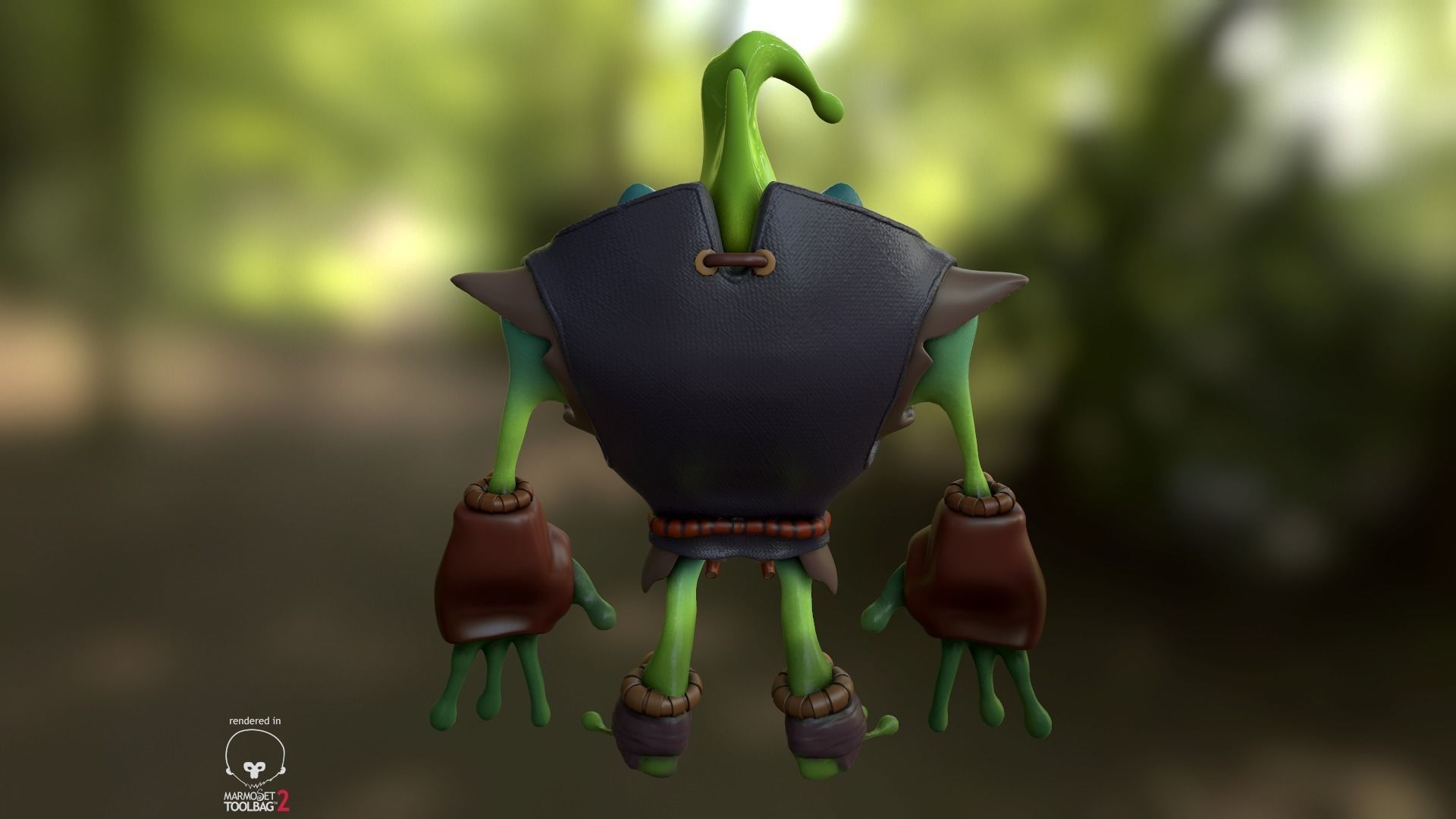 Frogs fantastik 3D model_4