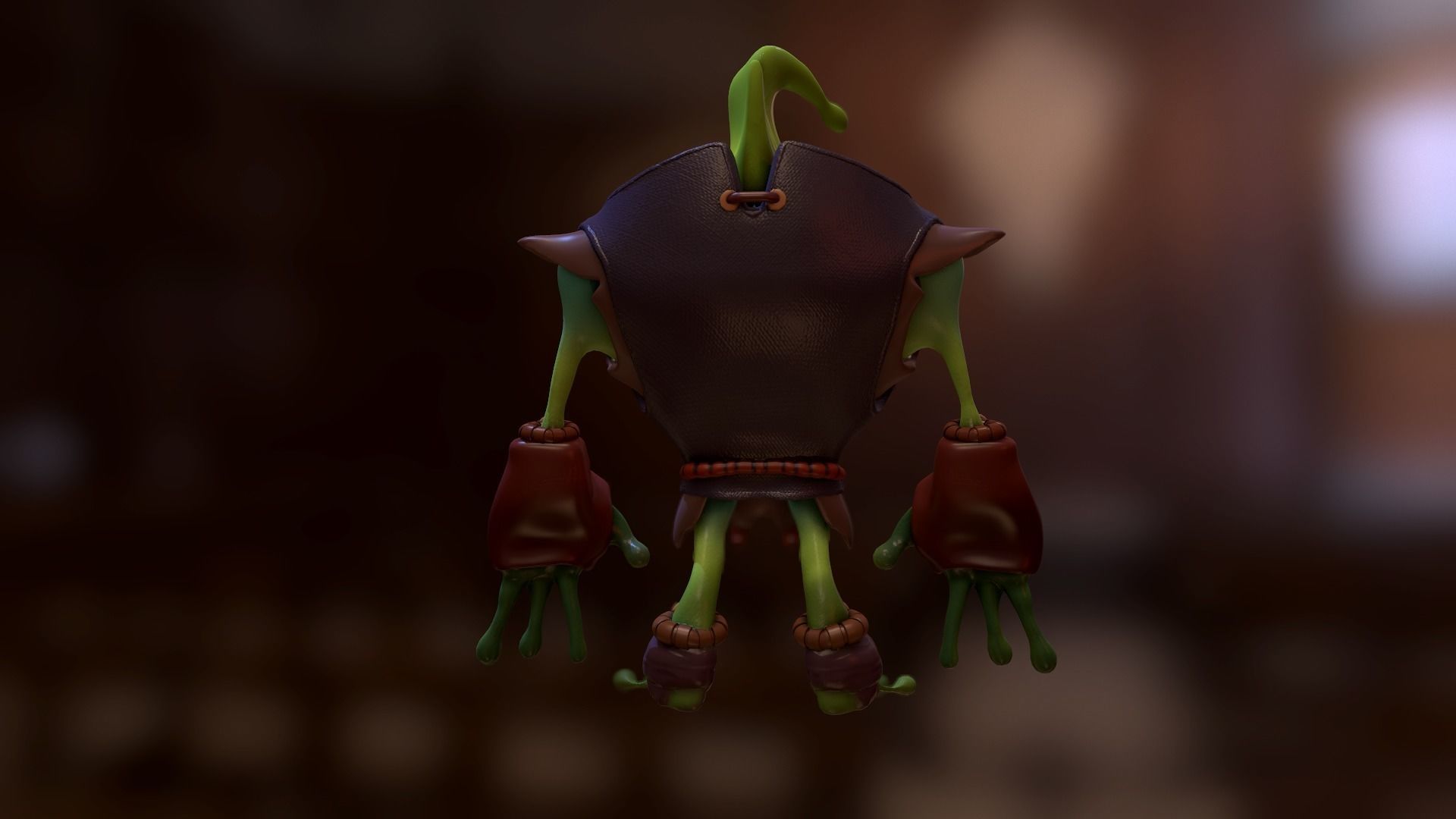 Frogs fantastik 3D model_2