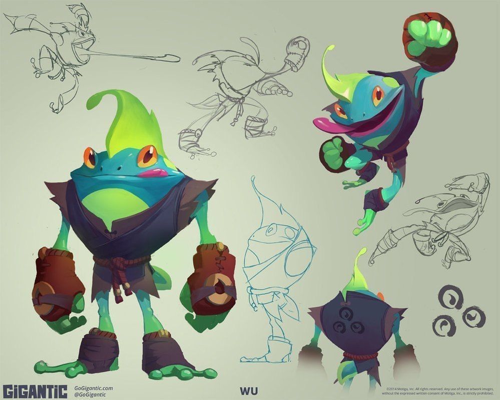 Frogs fantastik 3D model_3