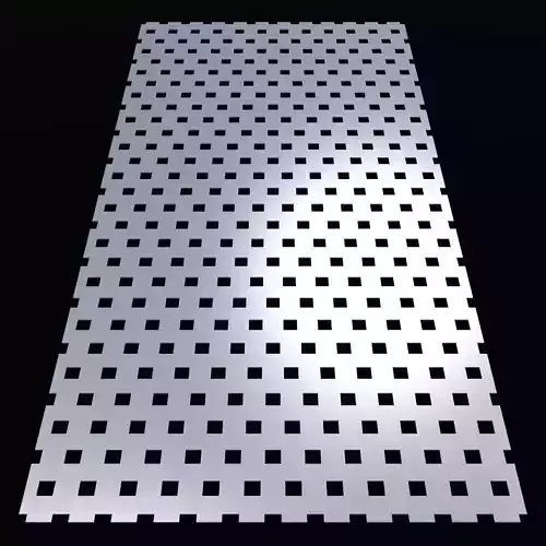 Perforated panel with 18 percent opening 25O139