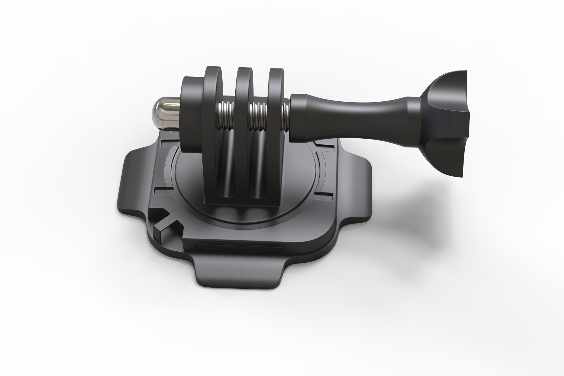 go-pro mount 3D model_2