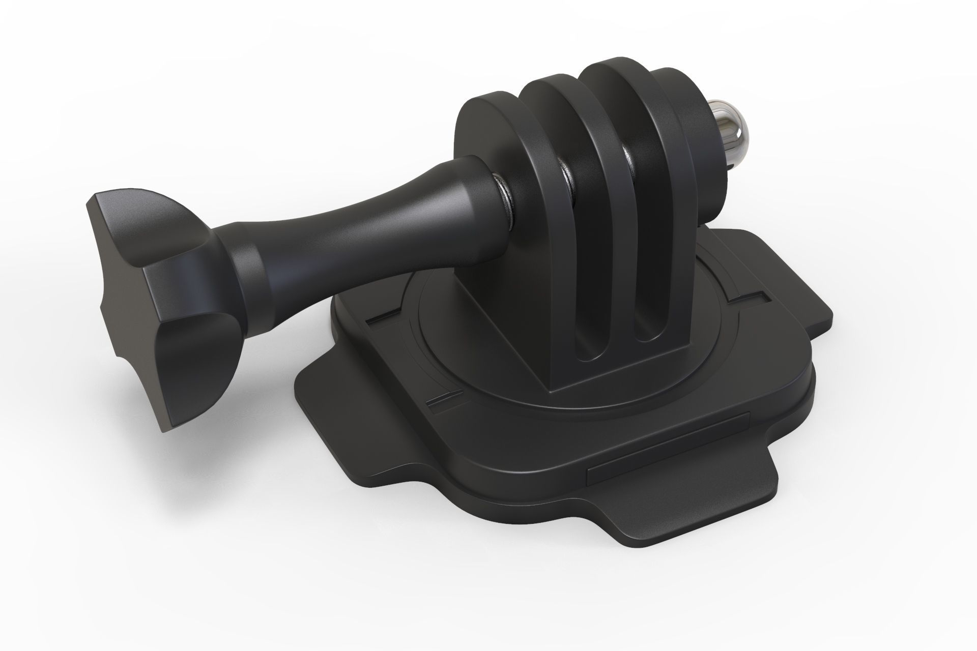 go-pro mount 3D model_5