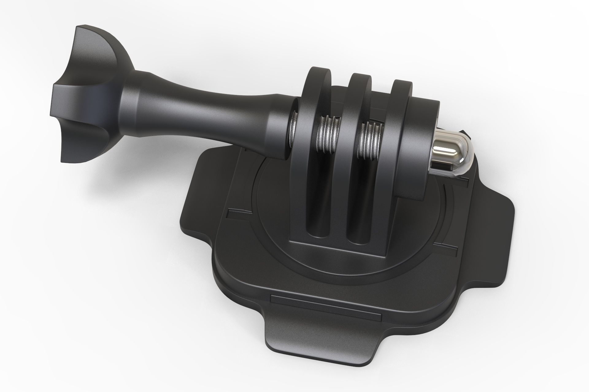 go-pro mount 3D model_3