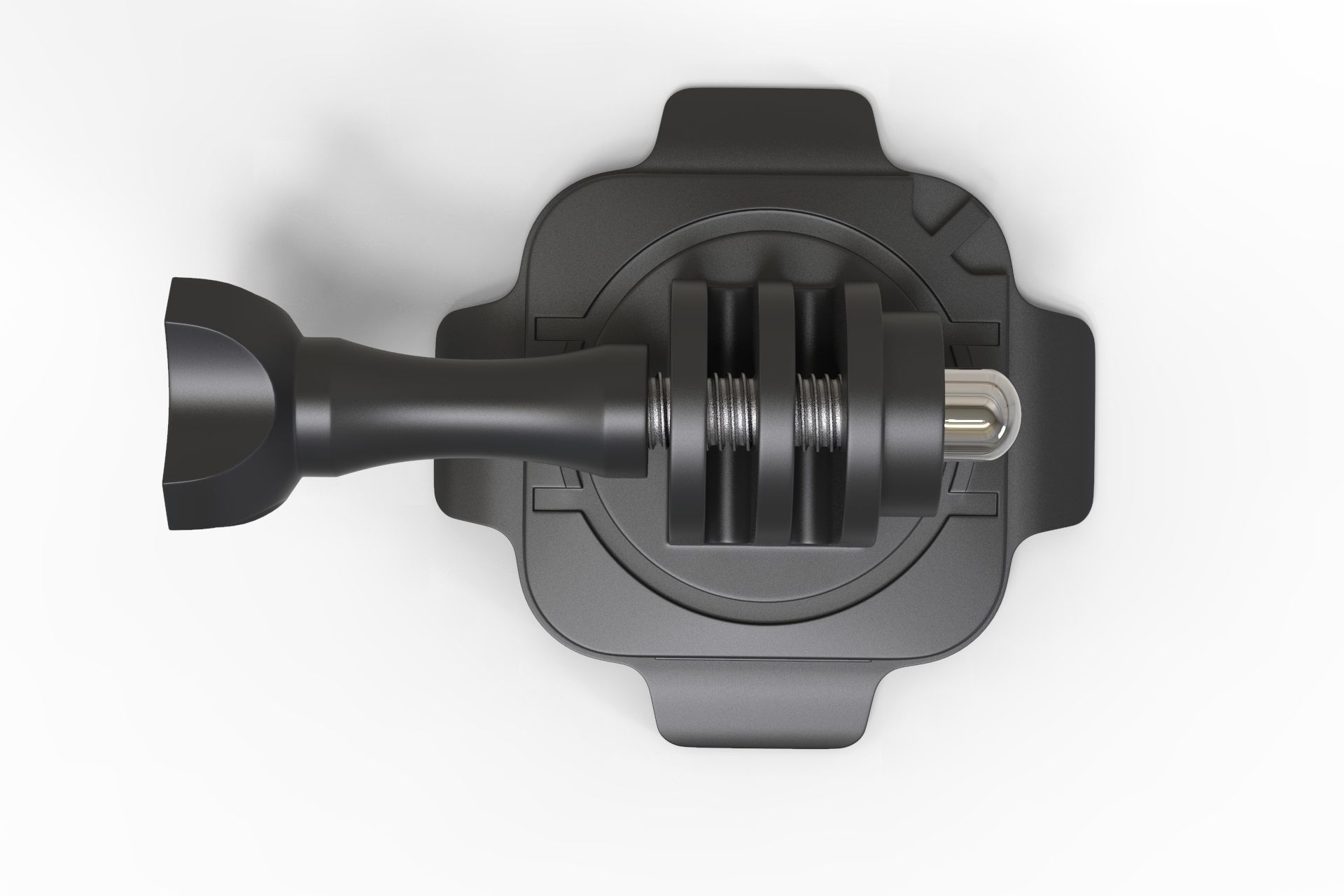 go-pro mount 3D model_7