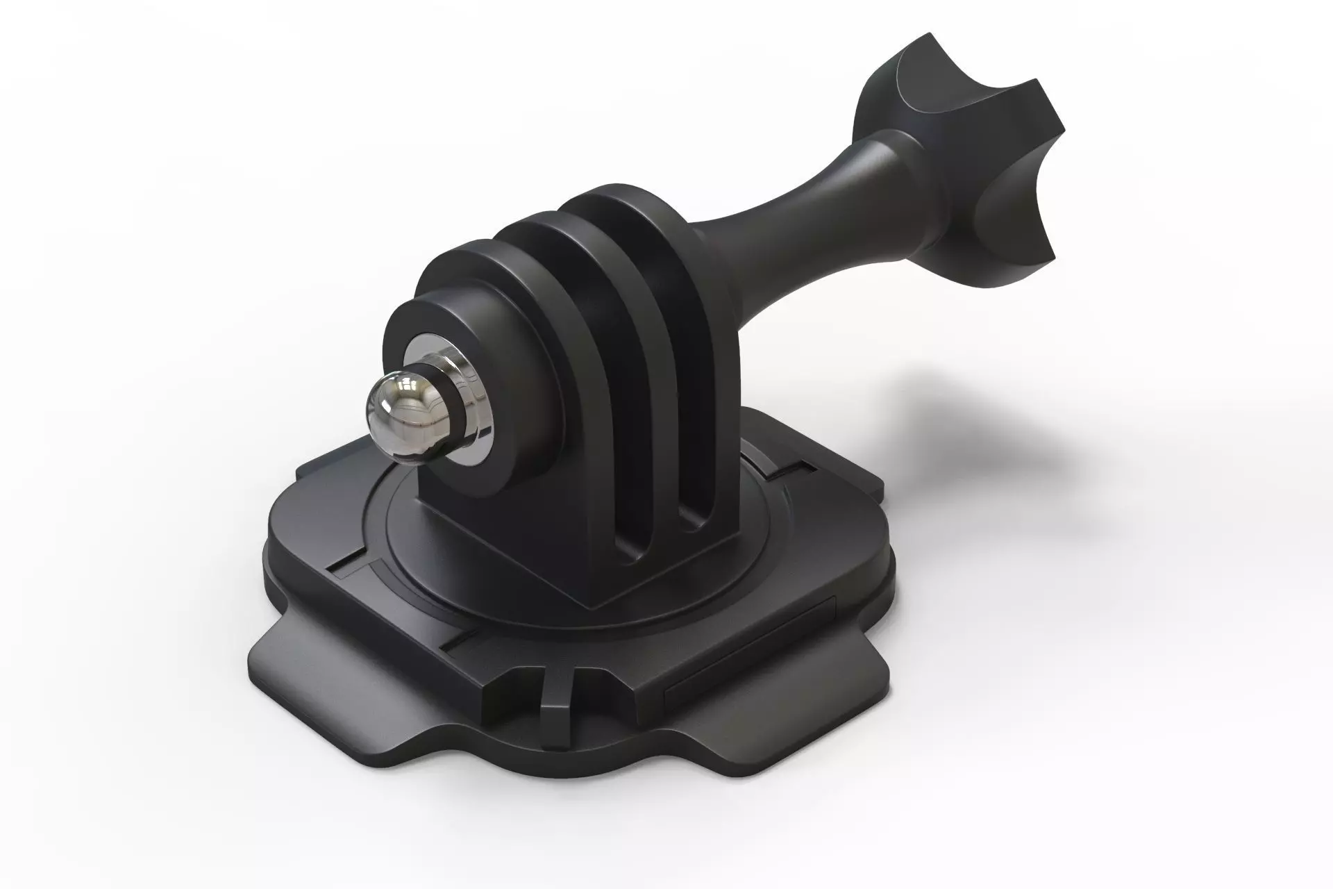 go-pro mount 3D model_0