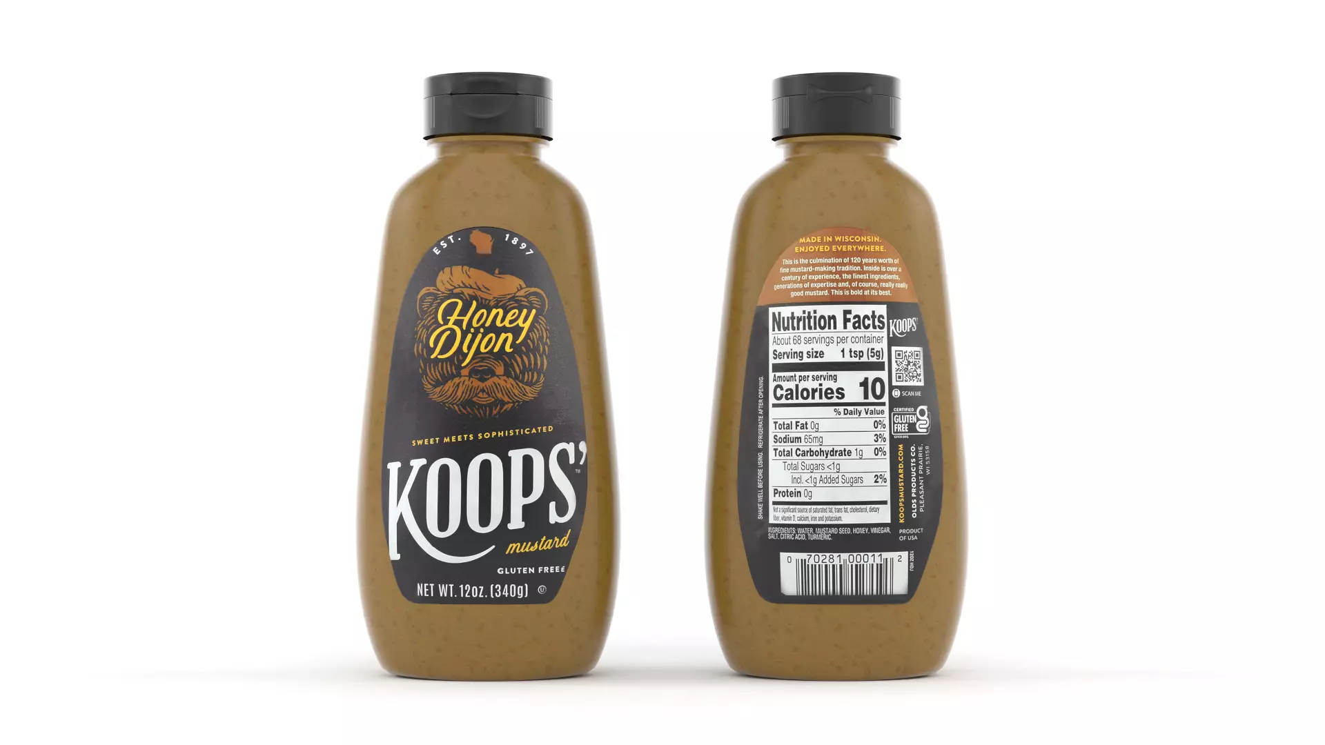 Mustard Honey Dijon 3D model