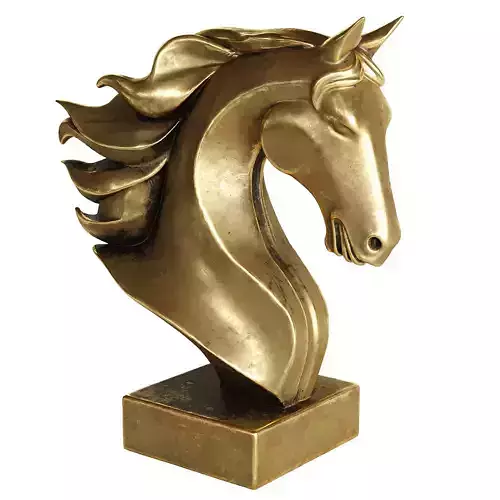 horse statue 14 3D model
