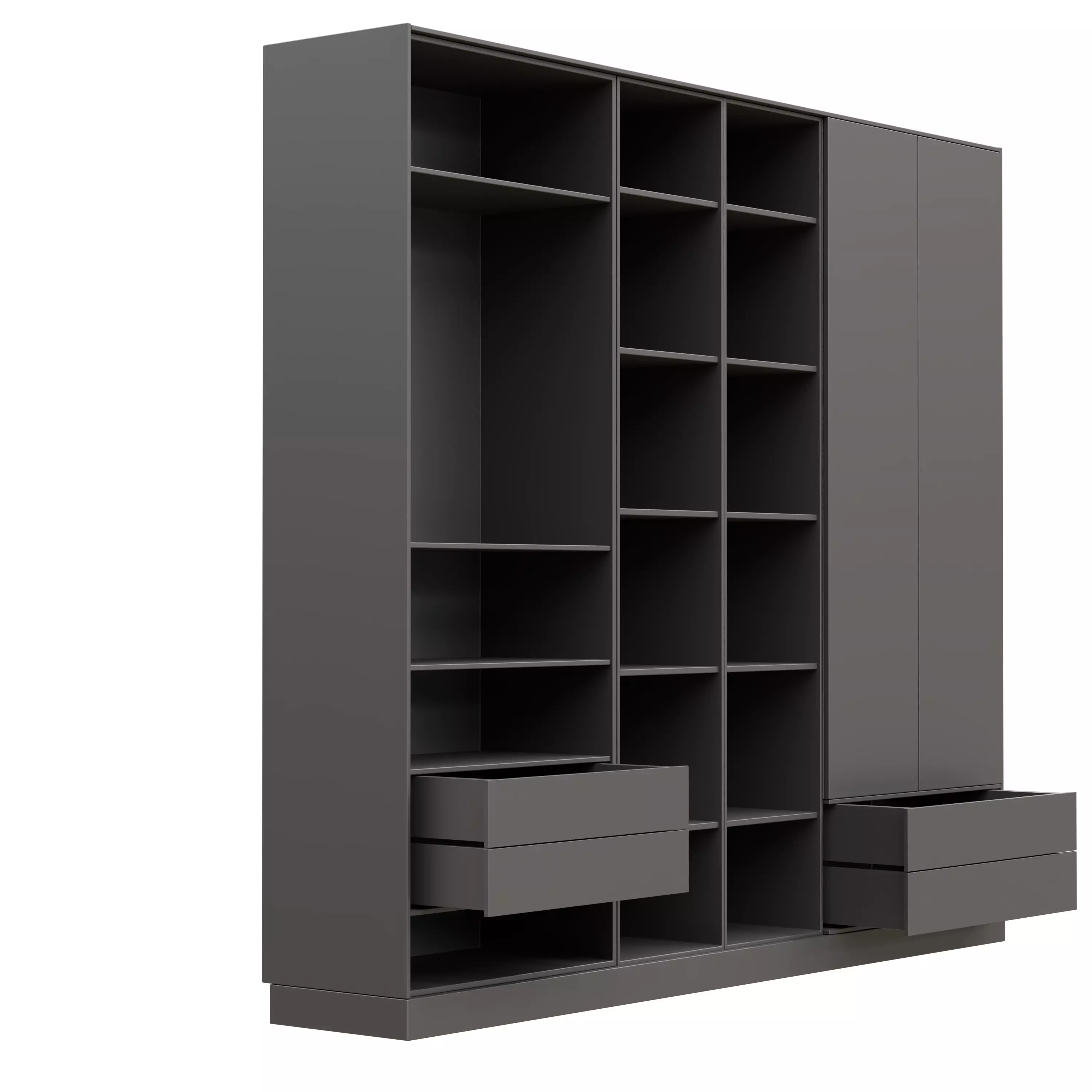 Bedroom wardrobe-02 Free 3D model