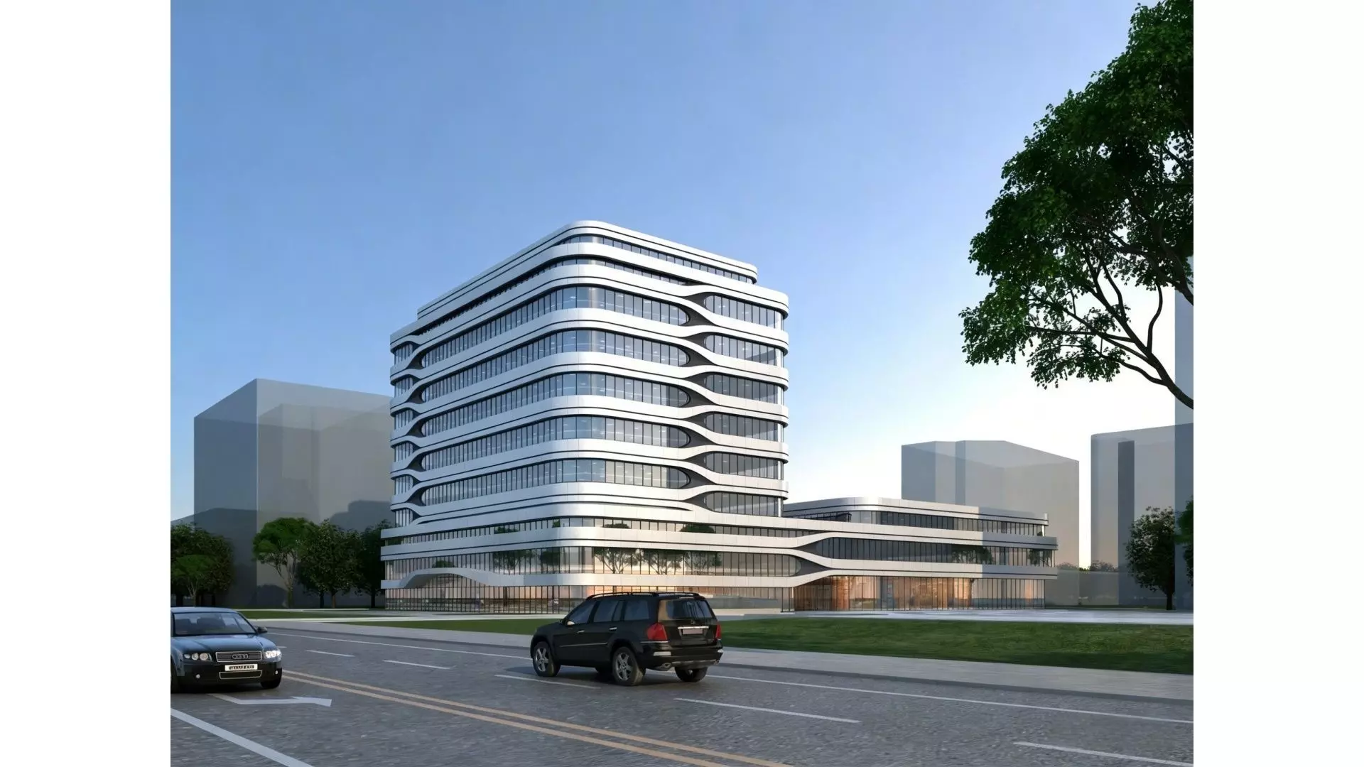 Urban Office Space 3D model