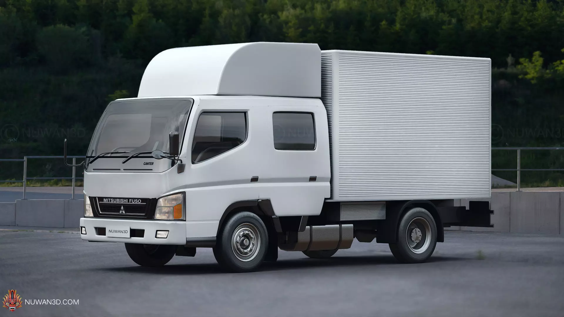 Mitsubishi Fuso Crew Cab 3D model