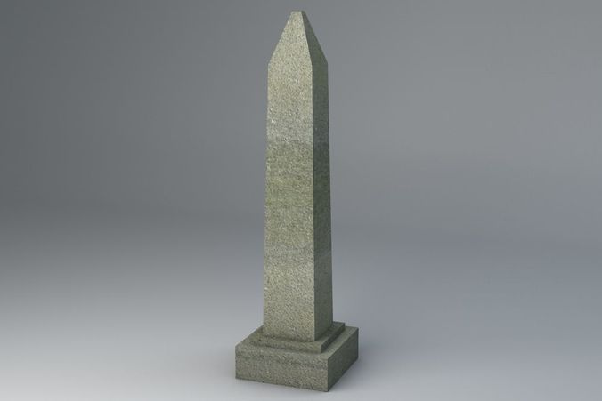 Obelisk Low Poly Low-poly 3D model