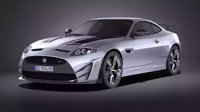 Jaguar XKR-S GT 2015 VRAY 3D model