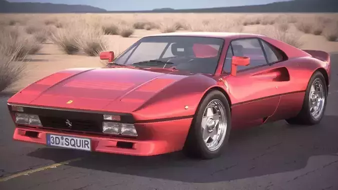 Ferrari 288 GTO 1984-1987 desert studio 