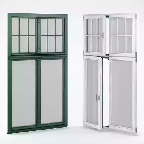 Wood Window 3D model Wood Window 3D model