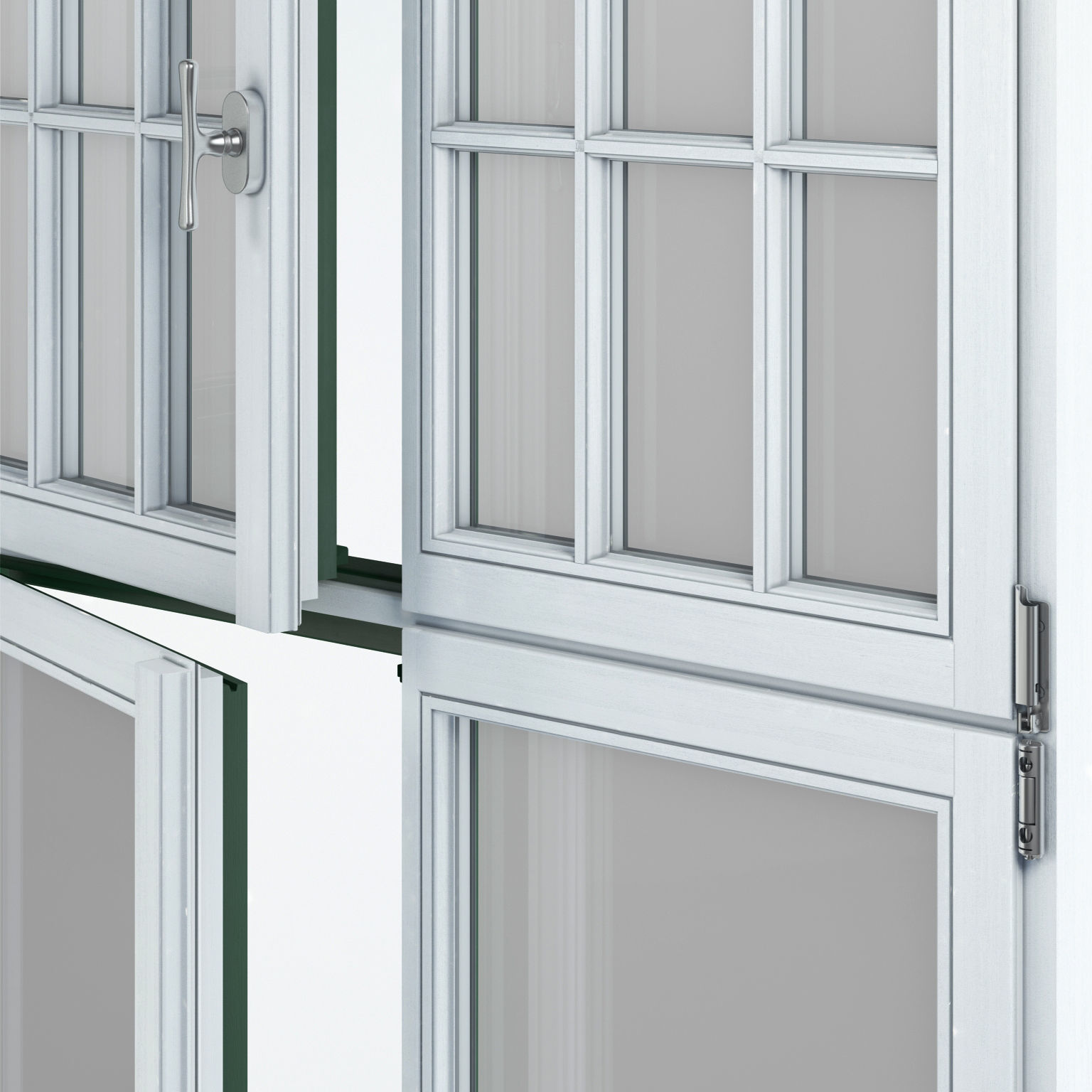 Wood Window 3D model_1