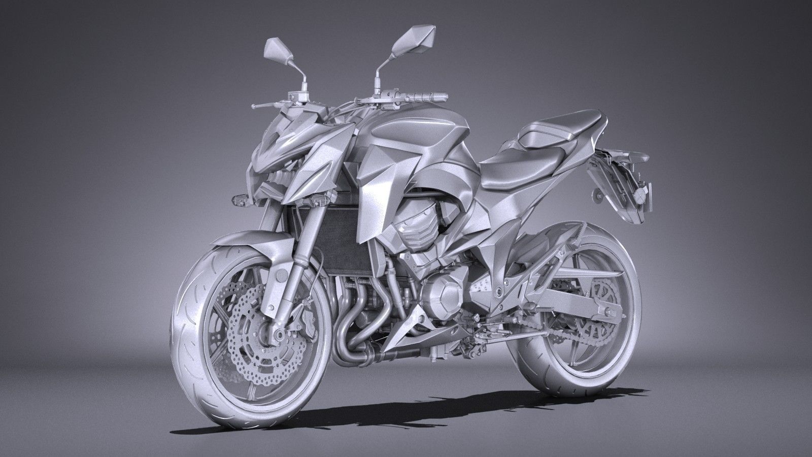 Kawasaki Z 800 2017 3D model_8