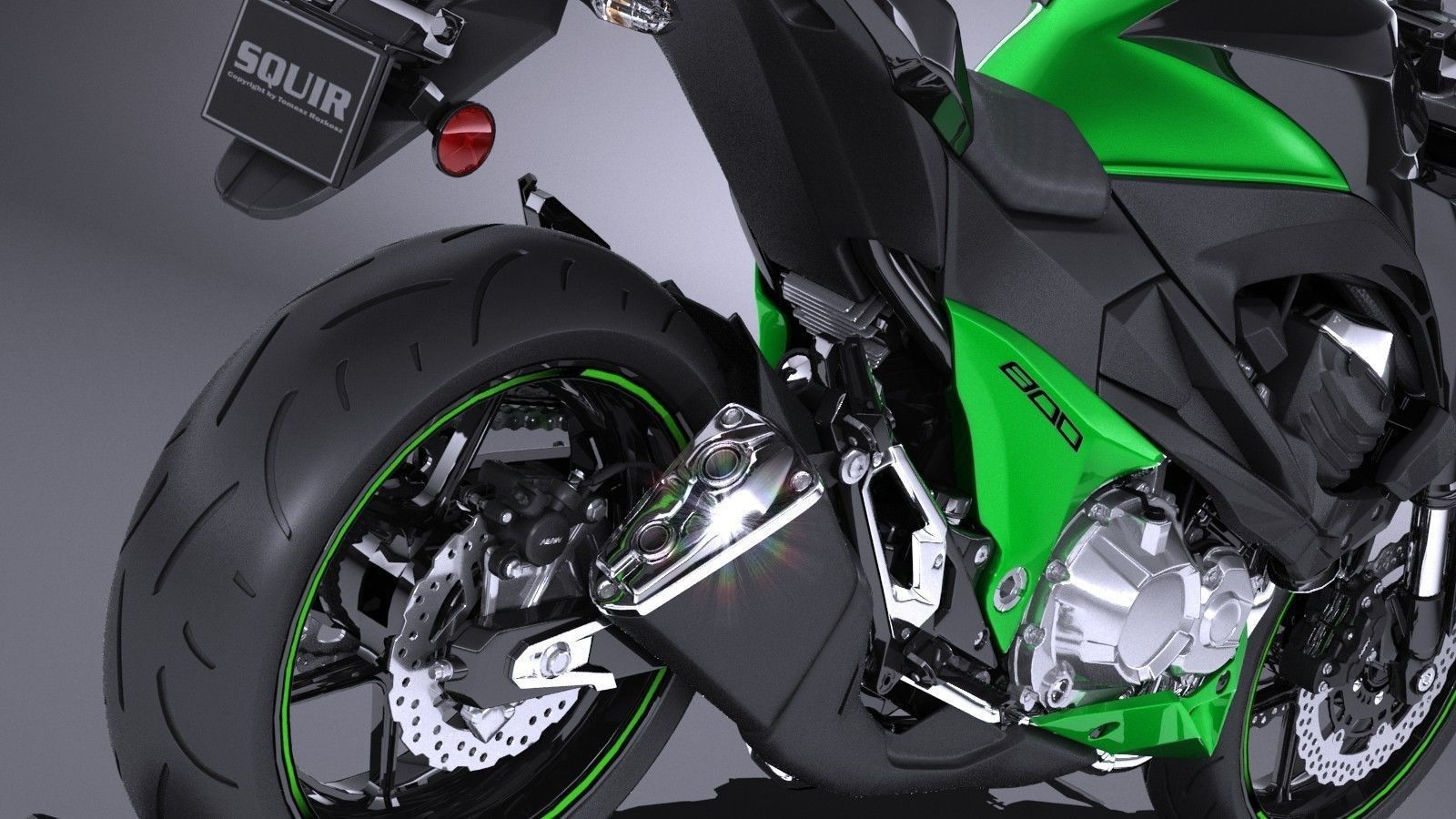 Kawasaki Z 800 2017 3D model_3