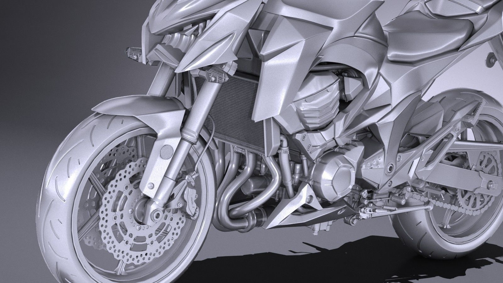Kawasaki Z 800 2017 3D model_9