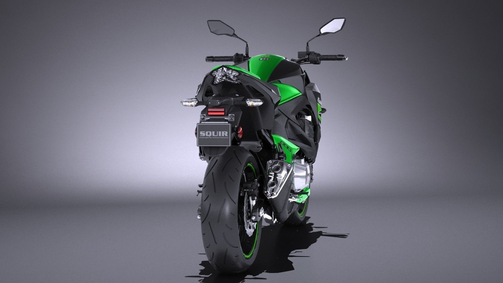 Kawasaki Z 800 2017 3D model_6