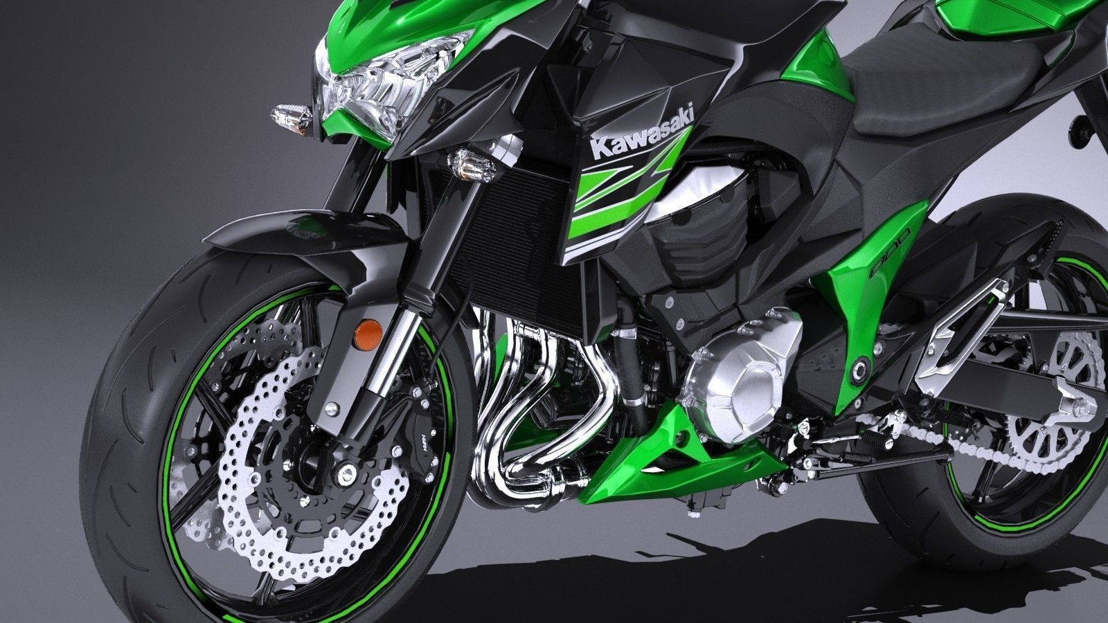 Kawasaki Z 800 2017 3D model_2