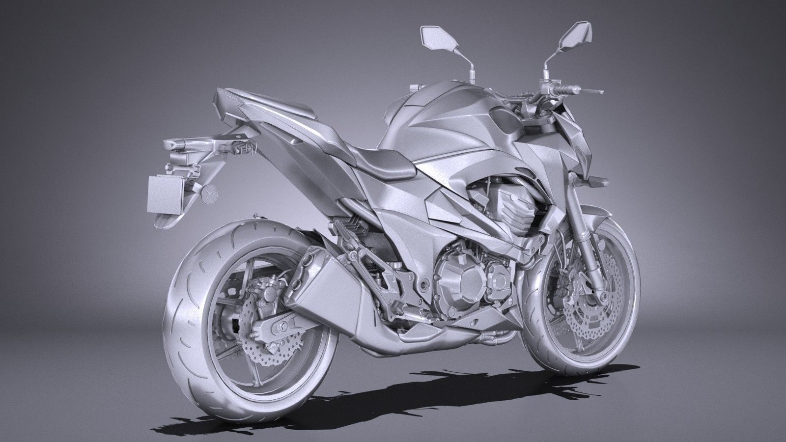 Kawasaki Z 800 2017 3D model_11
