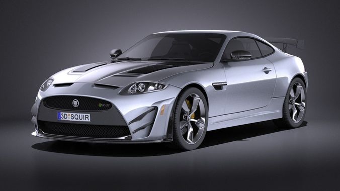 Jaguar XKR S GT 2015 VRAY 3D model