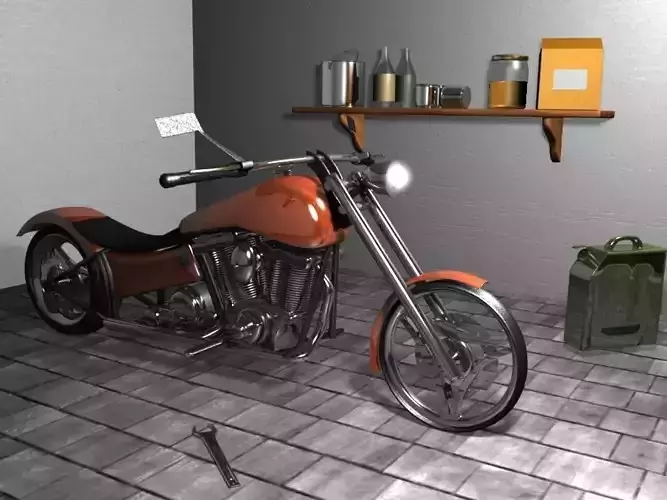 Motorcycle garage