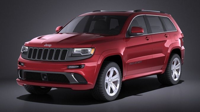 Jeep Grand Cherokee SRT 2016 VRAY 3D model