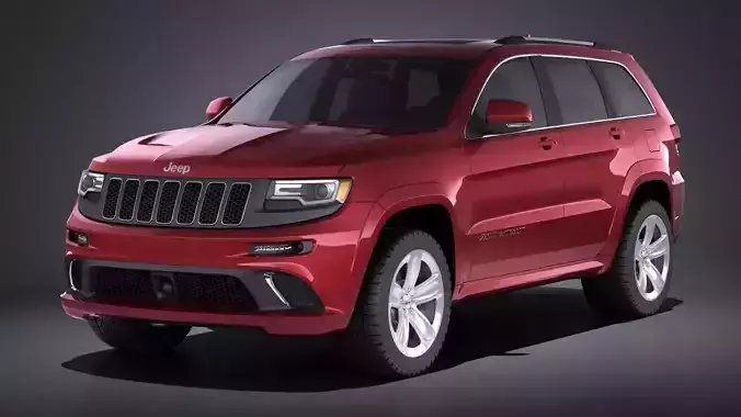 Jeep Grand Cherokee SRT 2016 VRAY 3D model