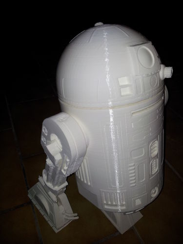 R2D2 42cm STL files 3D print model