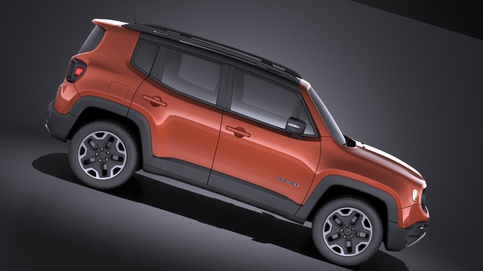 Jeep Renegade 2017 VRAY 3D model_6