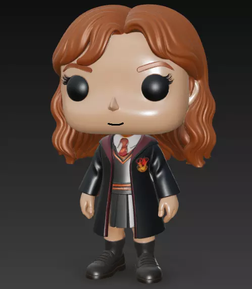 Hermione Granger of Harry Potter funko 3D print model
