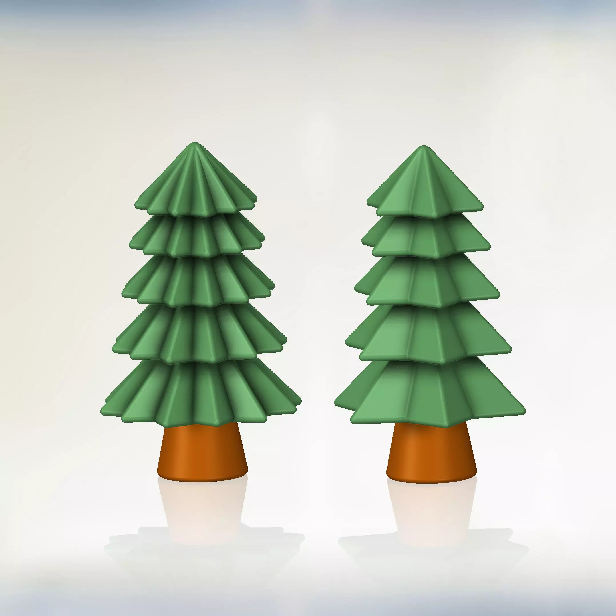 Pine Tree Set 3D print model