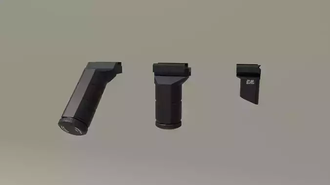 Zenit Foregrip Set Low-poly 3D model