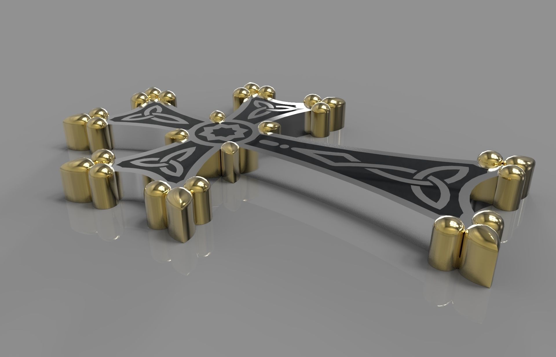 Armenian  cross  3D print model_8