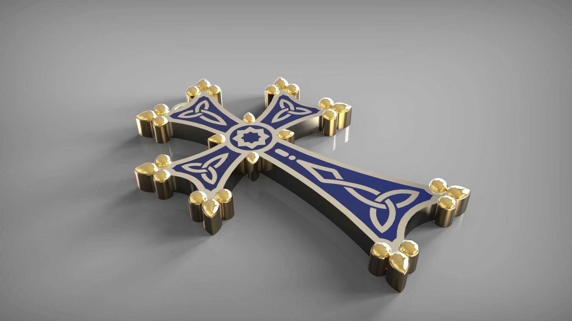 Armenian  cross  3D print model_2