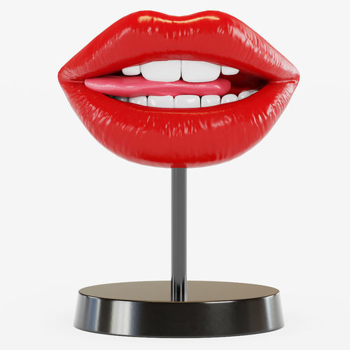 Figurine Lips 3D model