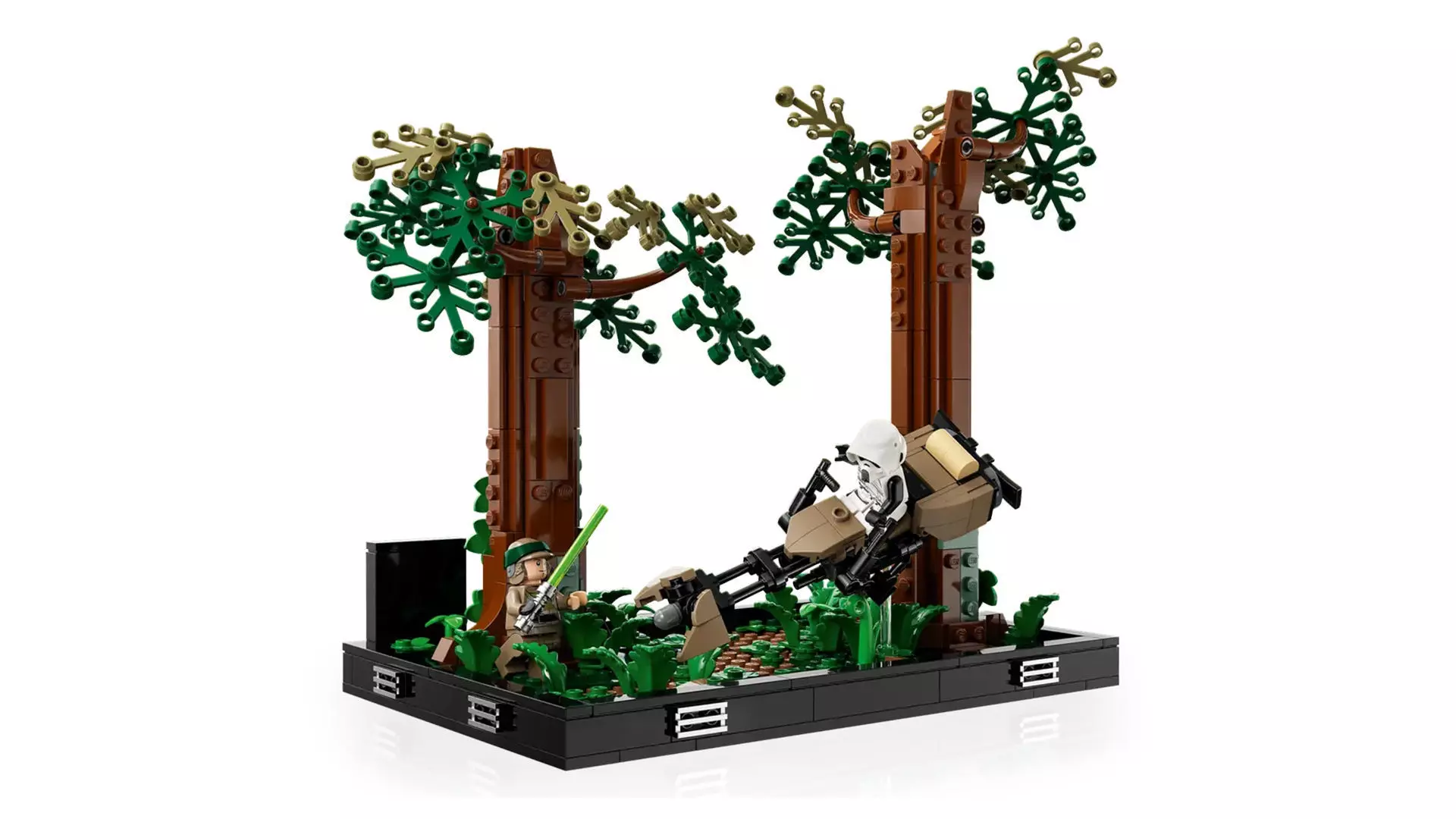 TwindBricks3D - 75353 Endor-Speeder-Chase Diorama 3D print model