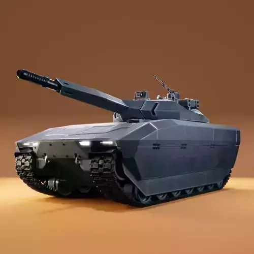 PL01 Stealth Tank 3D model