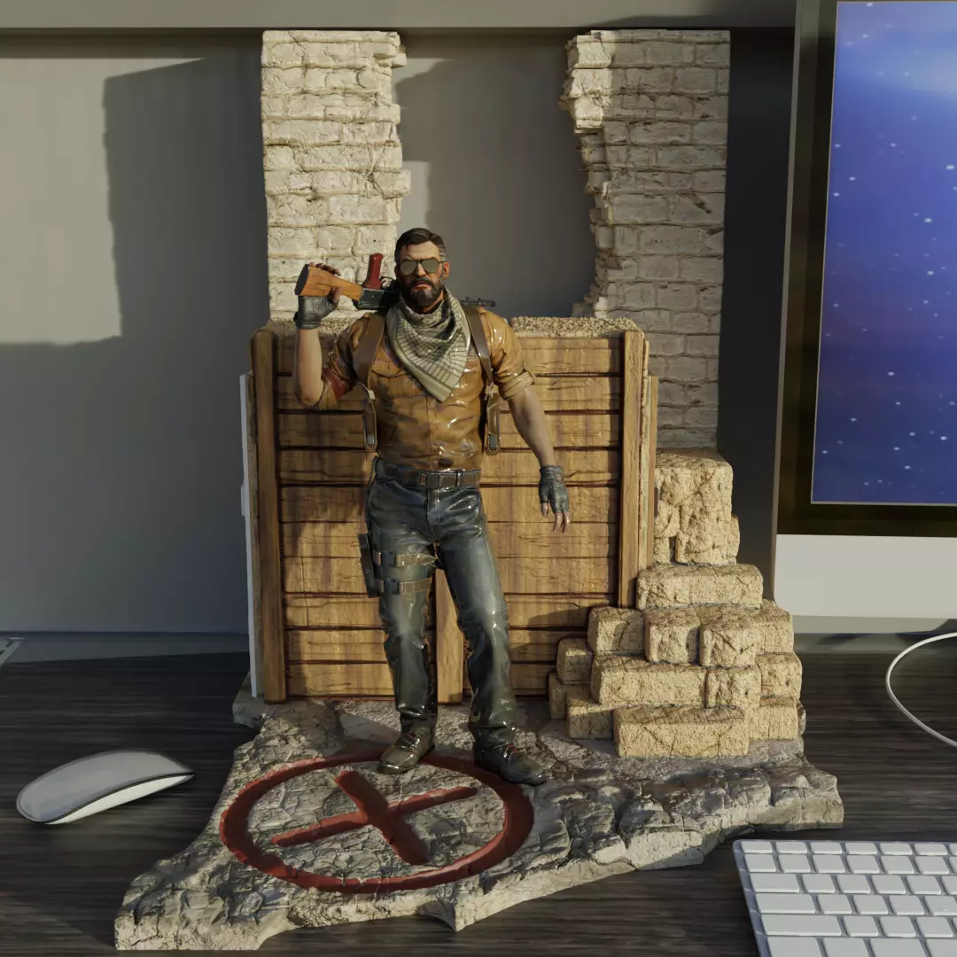 Elite Crew Terrorist from Counter strike 3D print model