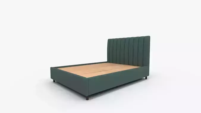 Silentnight Octavia Upholstered Bed 3D model 7