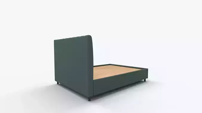 Silentnight Octavia Upholstered Bed 3D model 3
