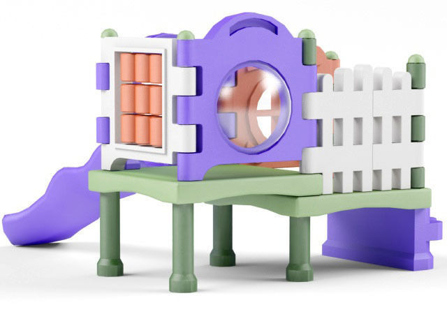 Playground Low-poly 3D model_1
