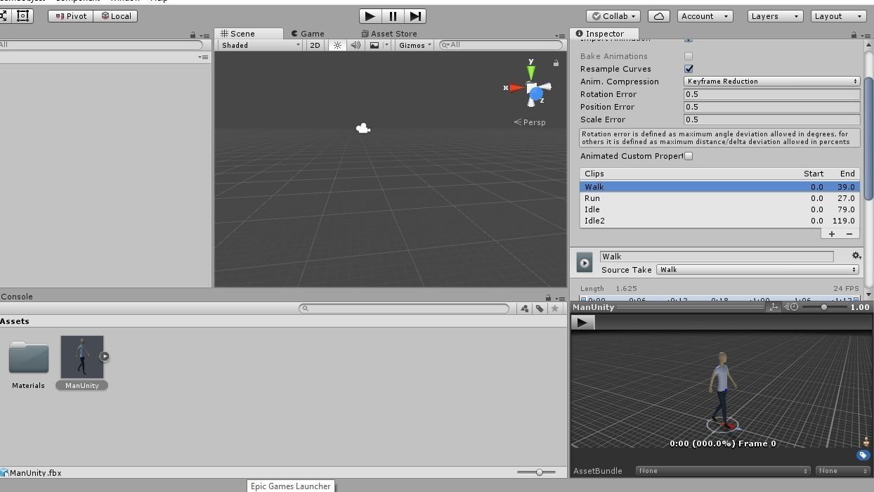 Low-poly Man in t-shirt Low-poly 3D model_5