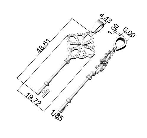 Keys Knot Copy 3D print model_9