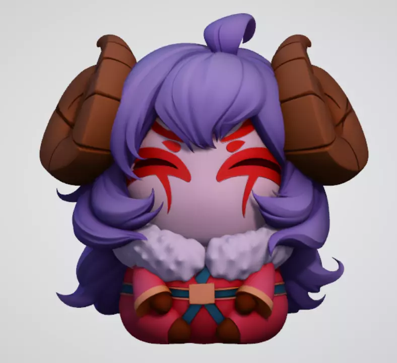 Kindred Flor Espiritual - League of Legend 3D print model