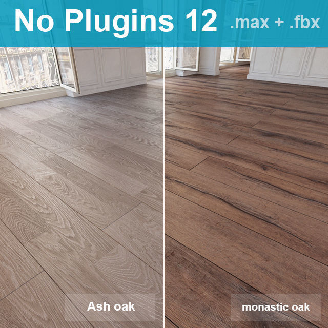 Parquet Floors 3 WITHOUT PLUGINS 3D model_13
