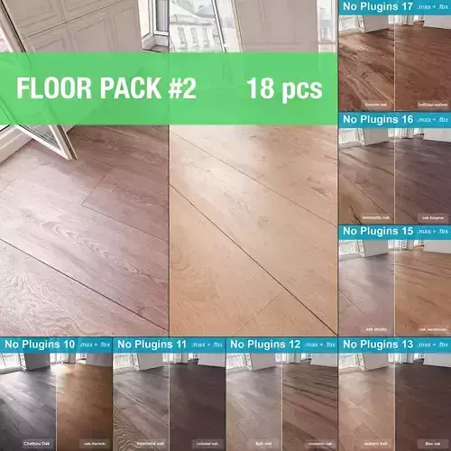 Parquet Floors 3 WITHOUT PLUGINS 3D model