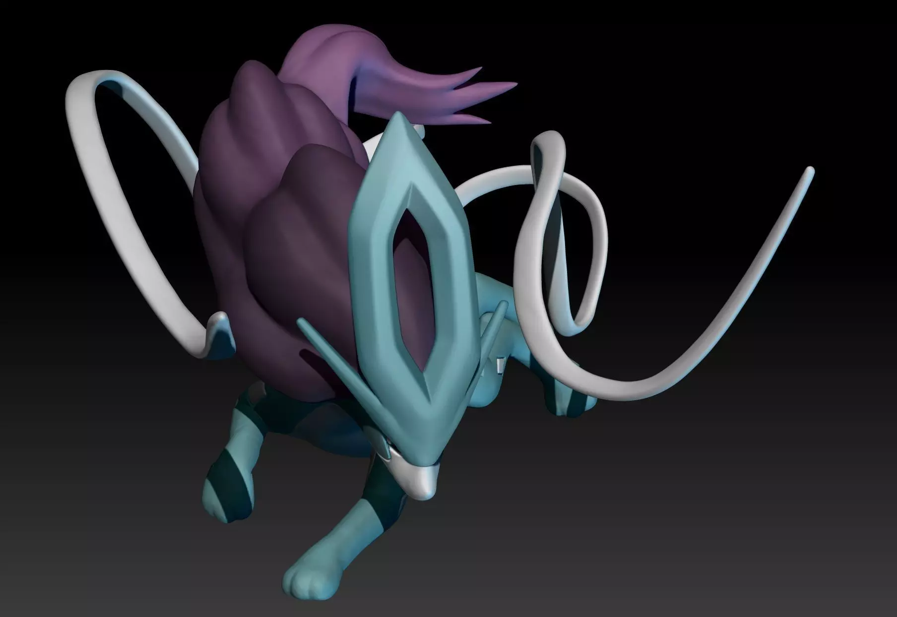 Pokemon Suicune 3D print model