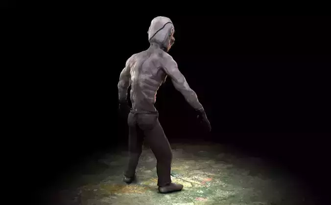 Pirate human Free 3D model